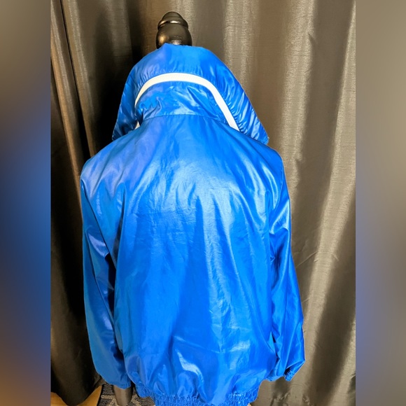 Authentic ADIDAS blue varsity jacket - Picture 5 of 7